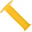 Lizard Skins Pyramid Flange Single Compound MTB Grips - Yellow